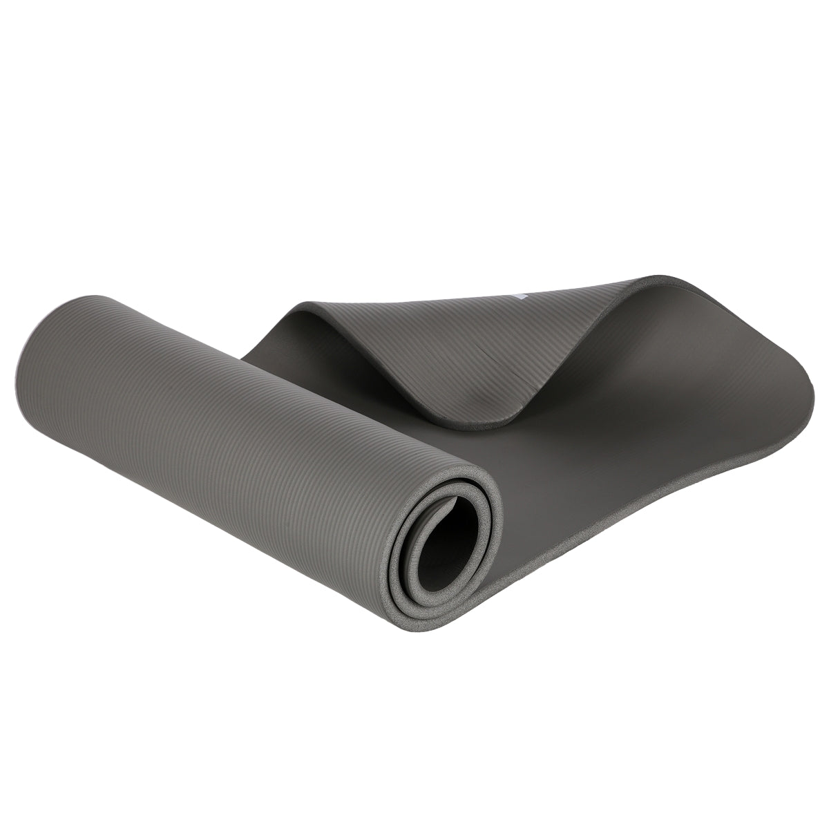 Yoga Mat, Non-Slip, Gray, 6mm Thickness