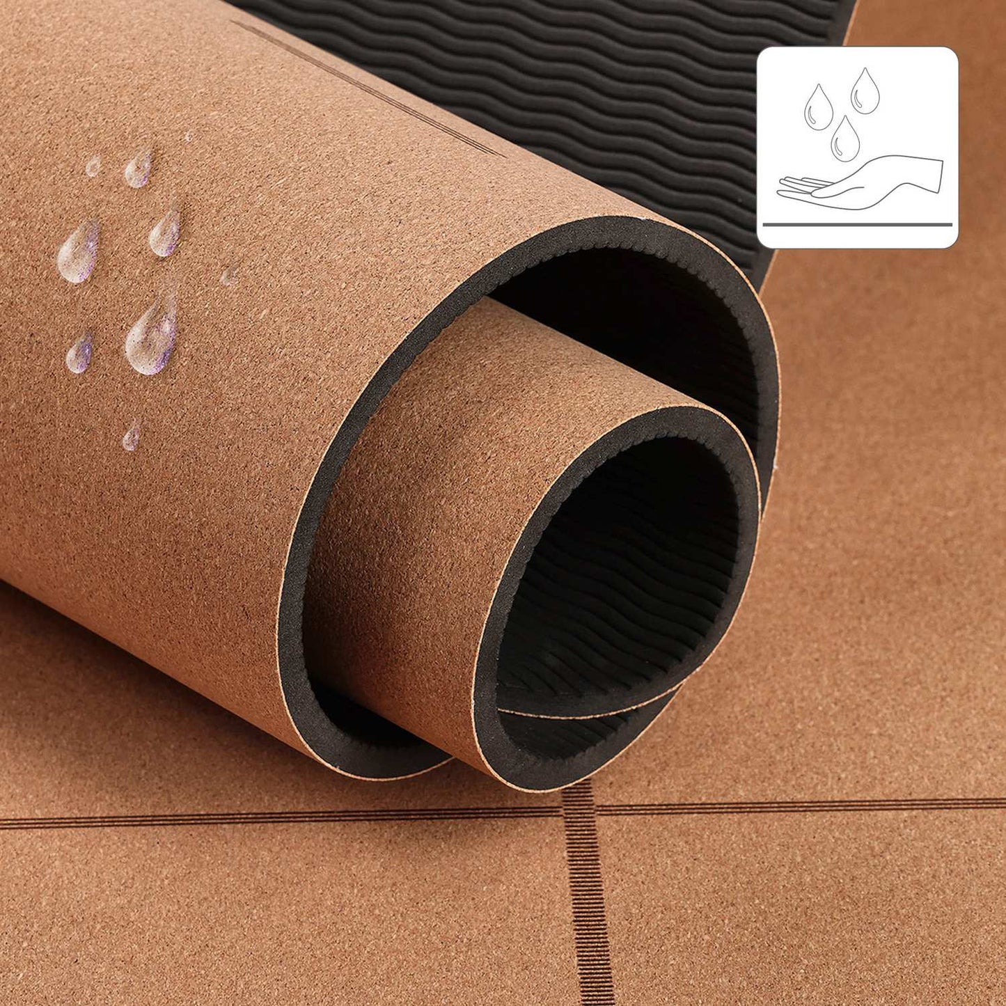 Yoga Mat TPE Cork – Non-Slip, Eco-Friendly