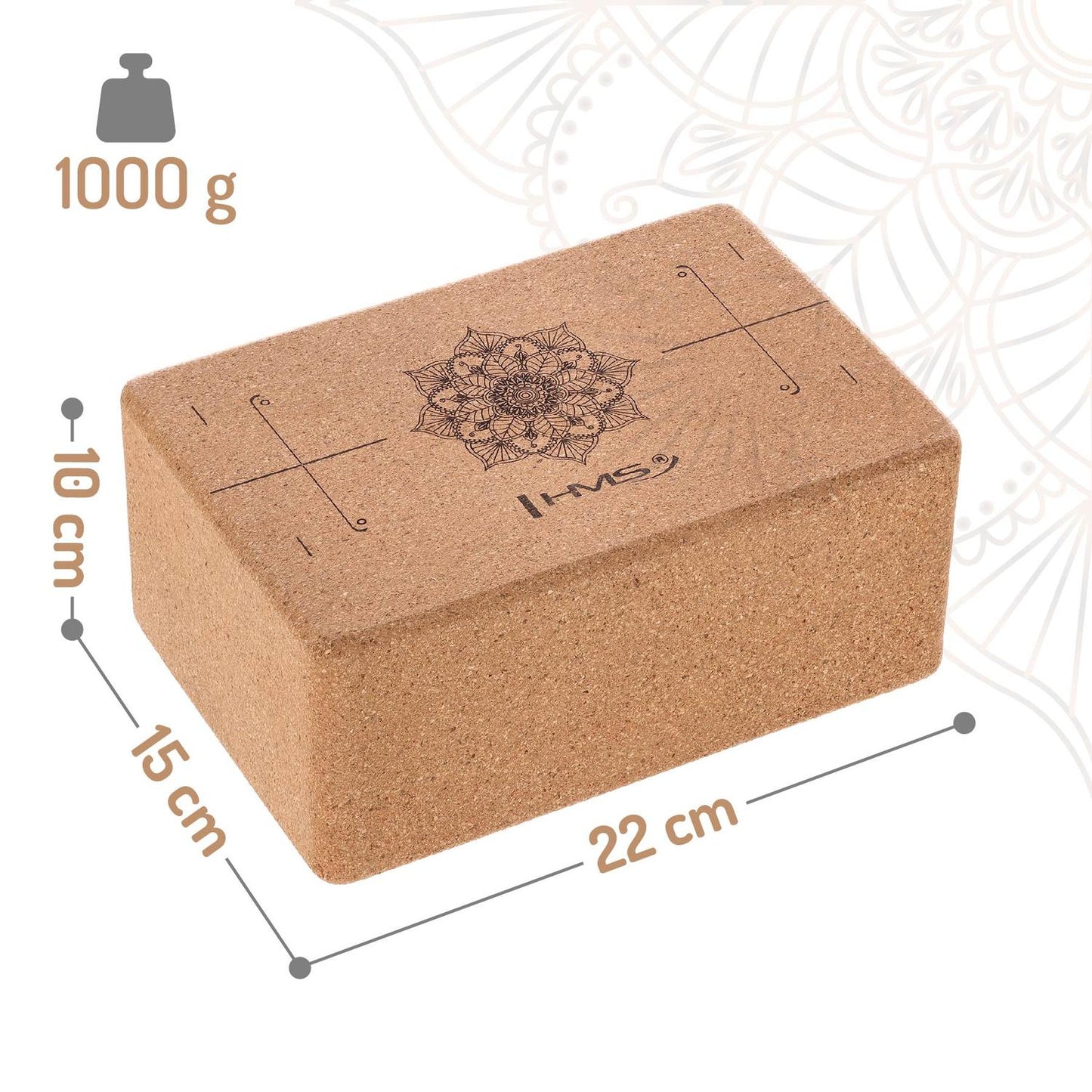 Yoga Set – Cork Mat, Block, Strap