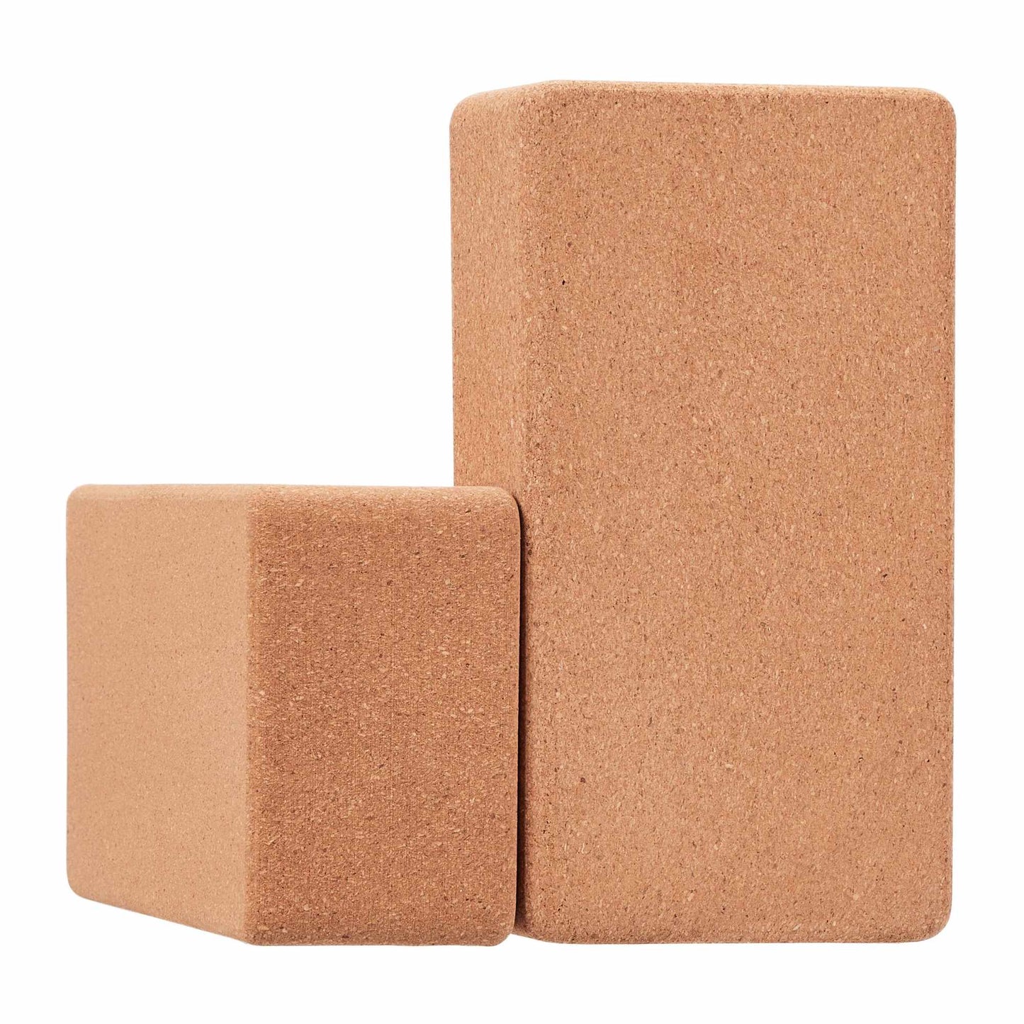Yoga block in cork, set of 2