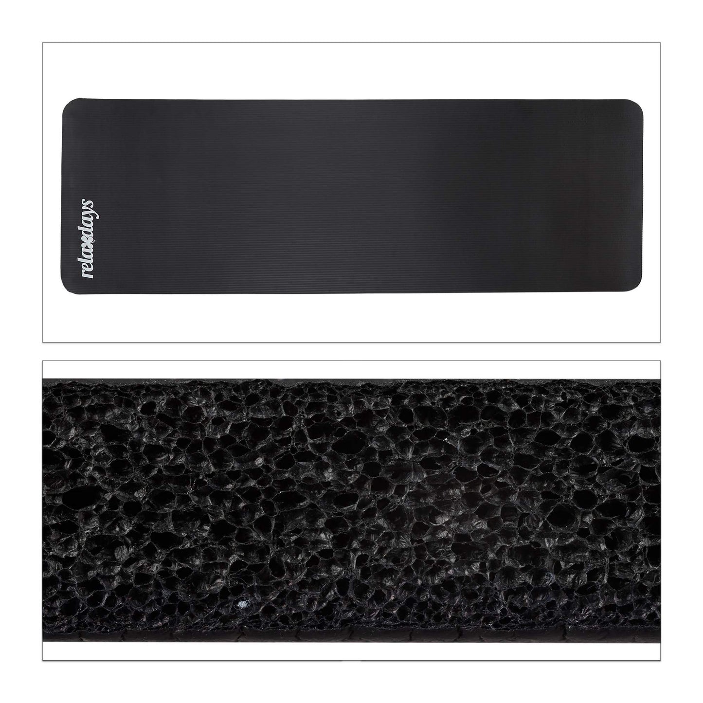 Yoga mat 1 cm thick solid color
