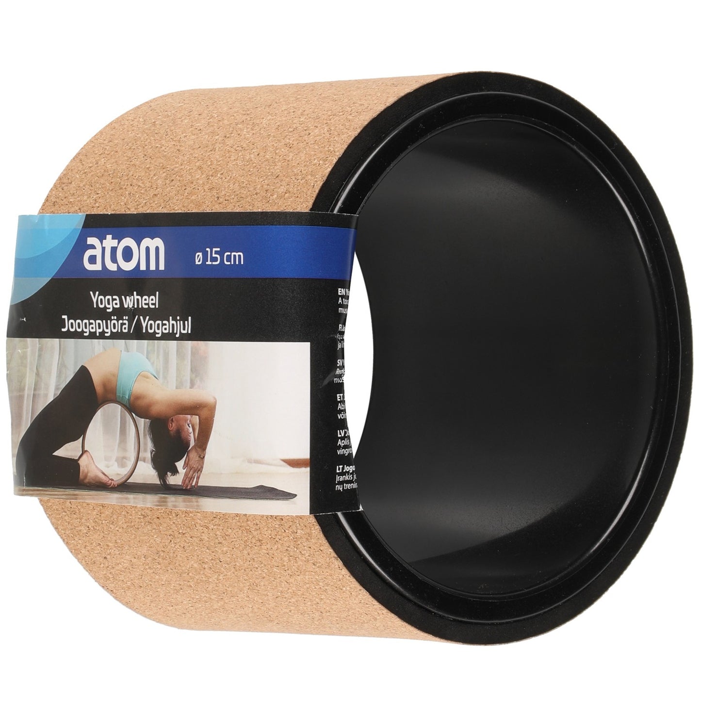 Yoga wheel Cork 15 cm