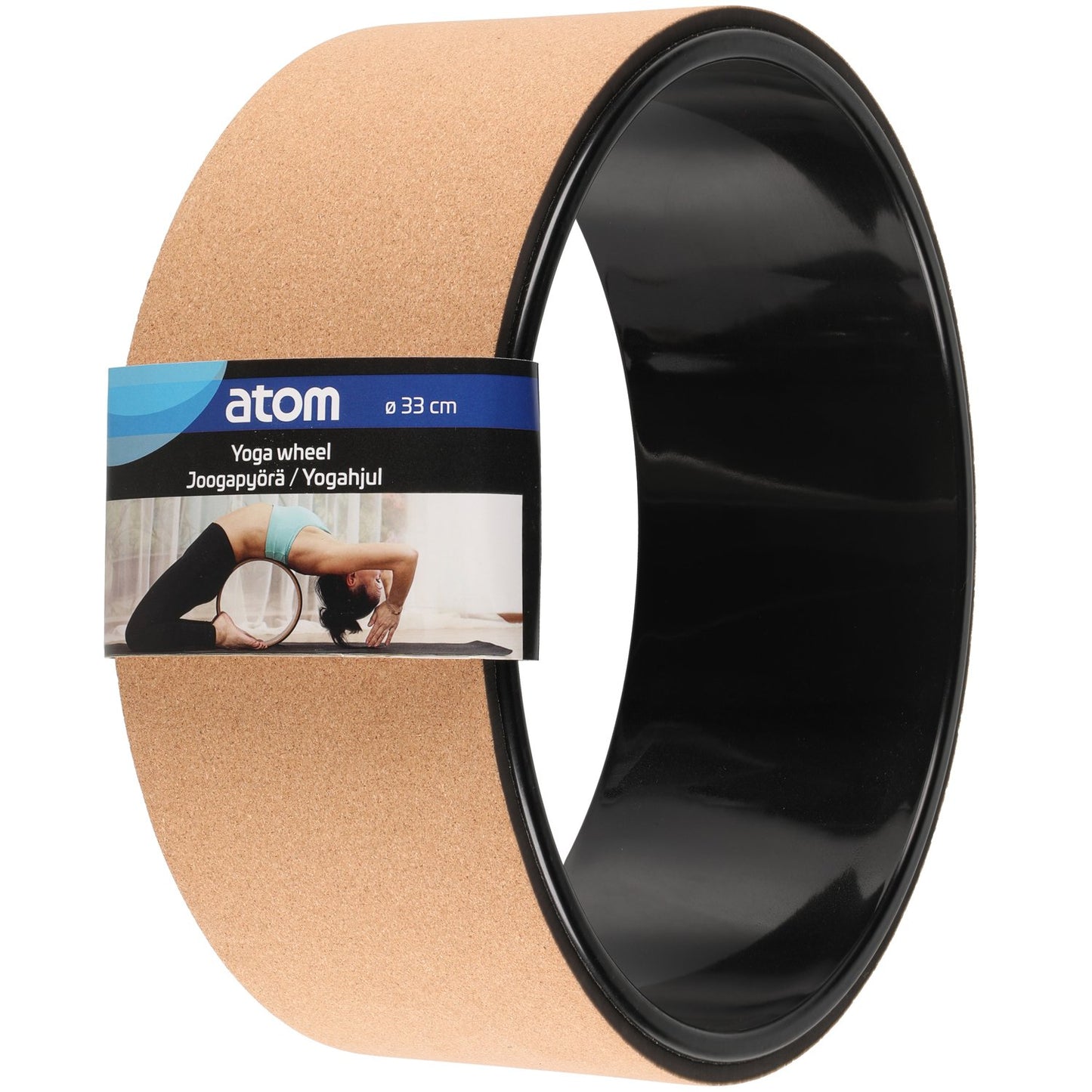 Yoga wheel Cork 33 cm