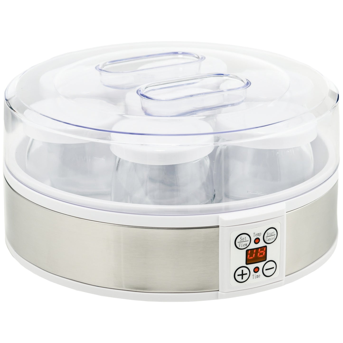 Yogurt machine with timer & 7 glasses, automatic shut-off, 20W