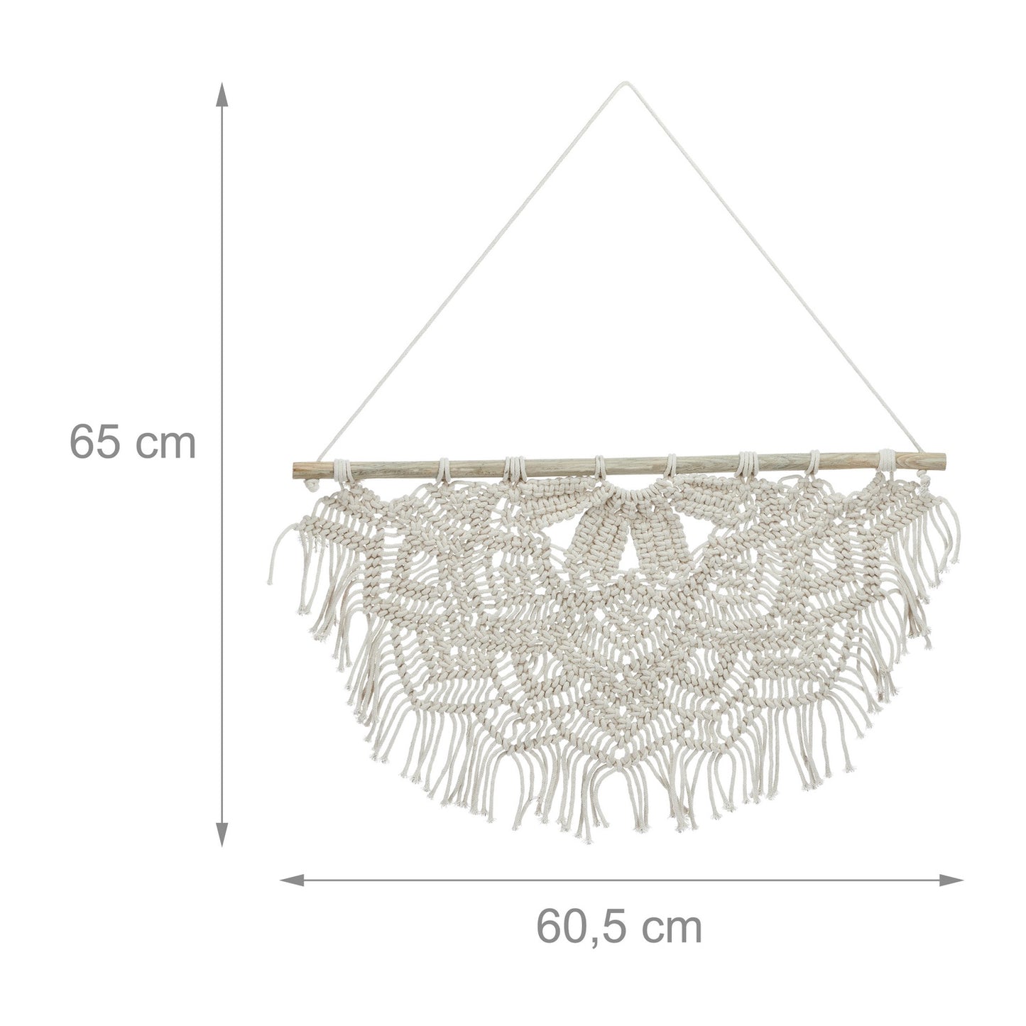 Zig-Zag Macramé Wall Hanging
