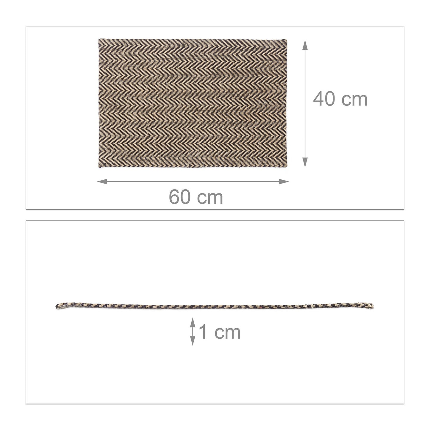 Zigzag Jute Doormat