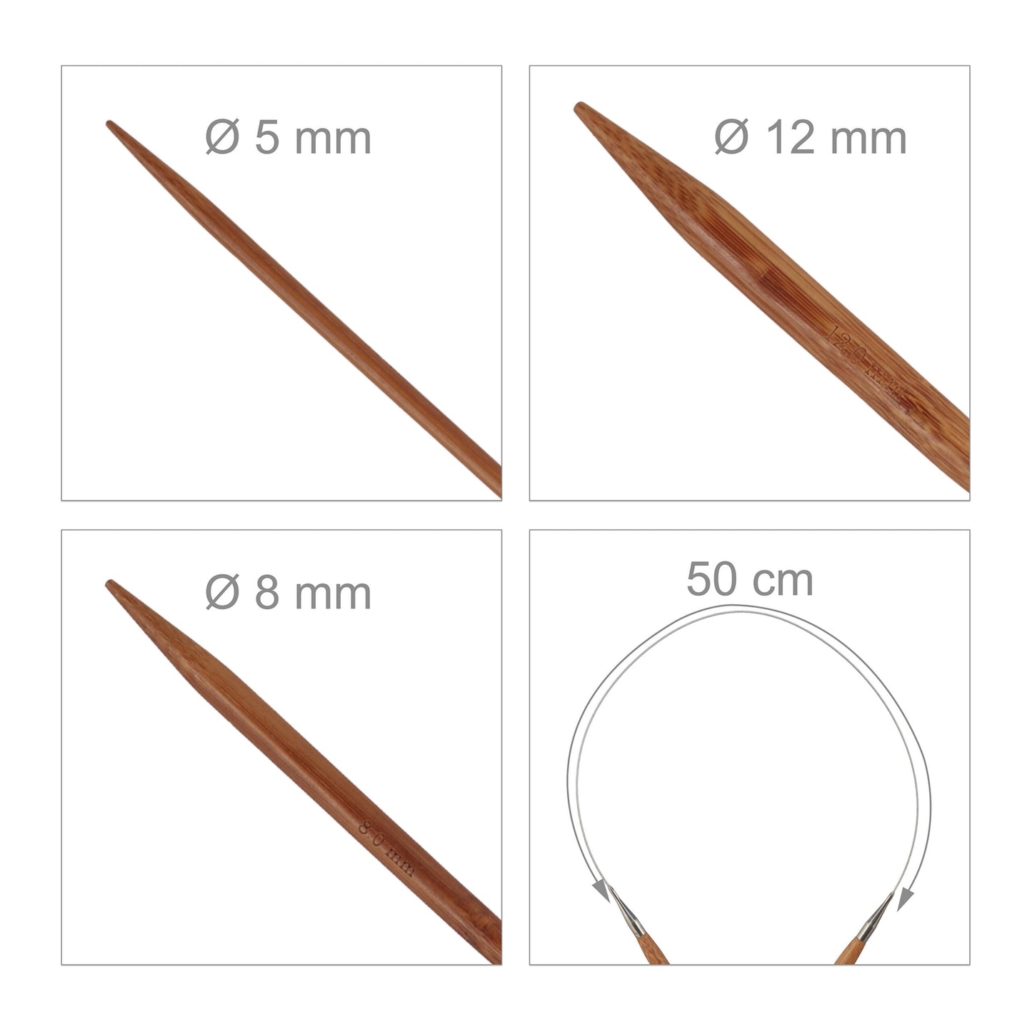 circular knitting set in 6 parts