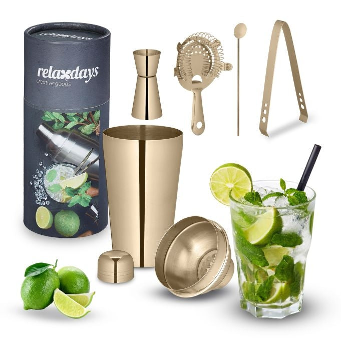 cocktail shaker set in 5 parts