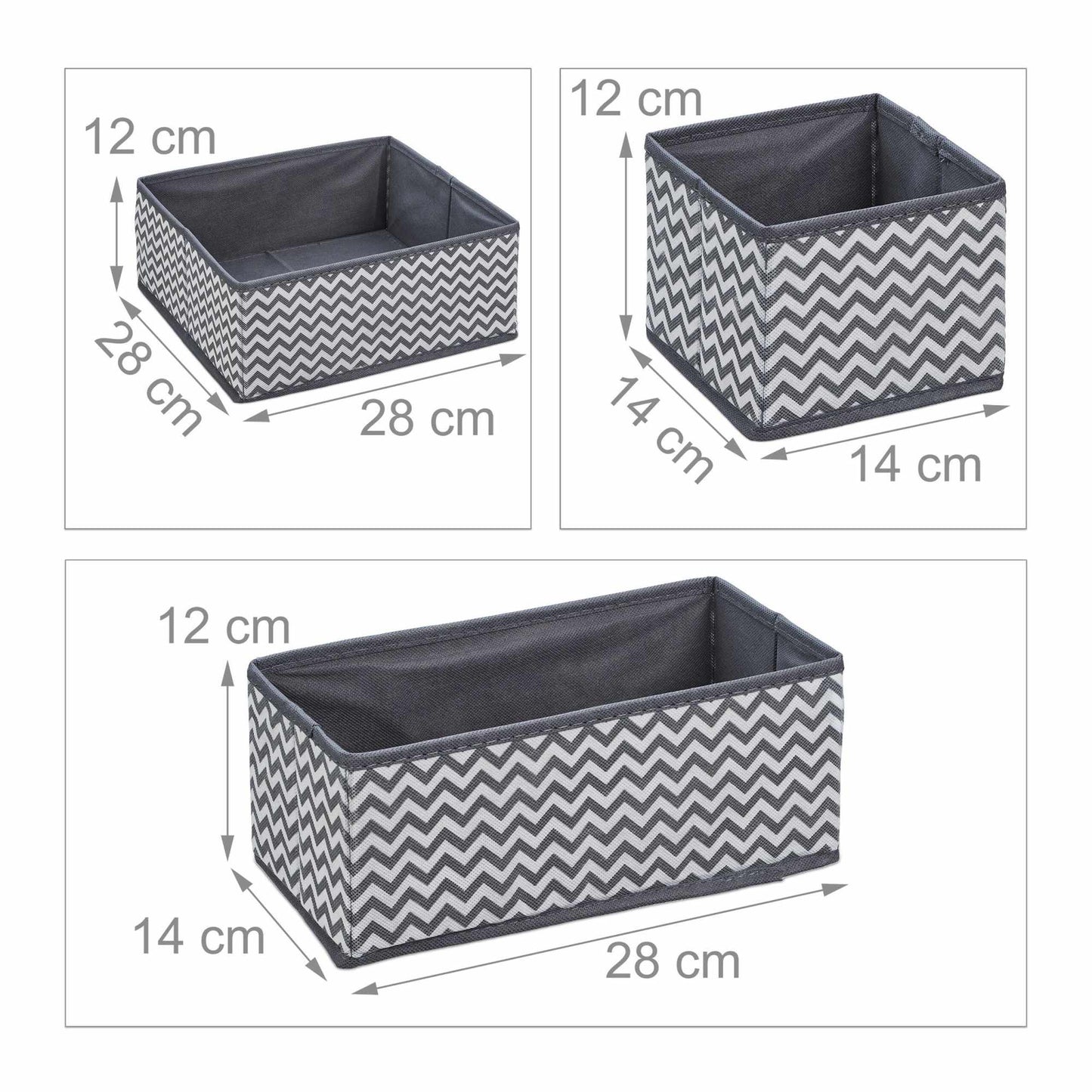 drawer divider in 6 parts