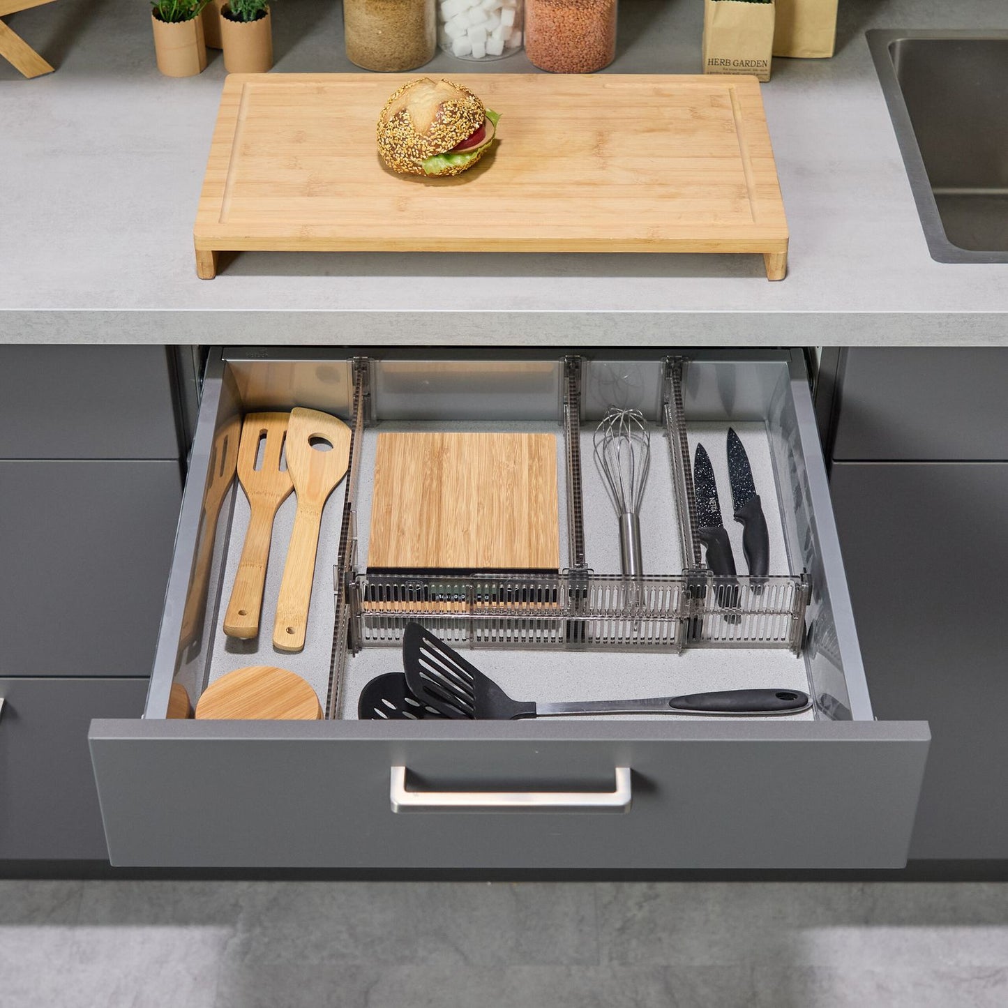 drawer divider set in 16 parts