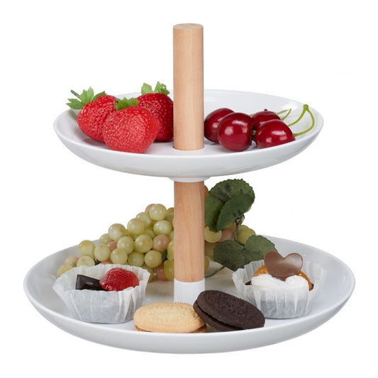 etagere in two floors Plastic and wood