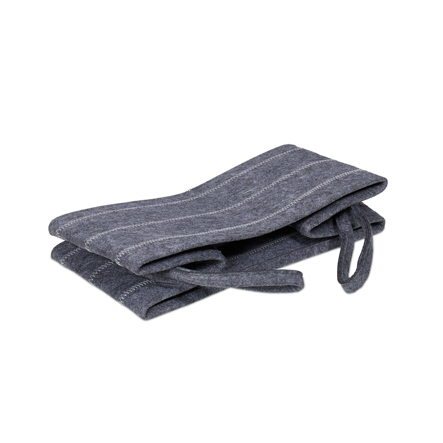 felt storage basket in 3 parts