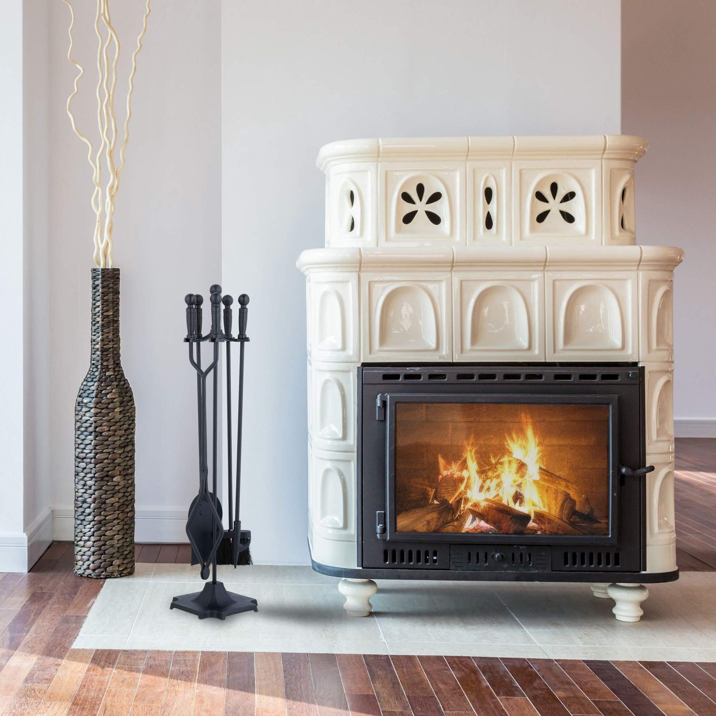 fireplace set in 5 parts