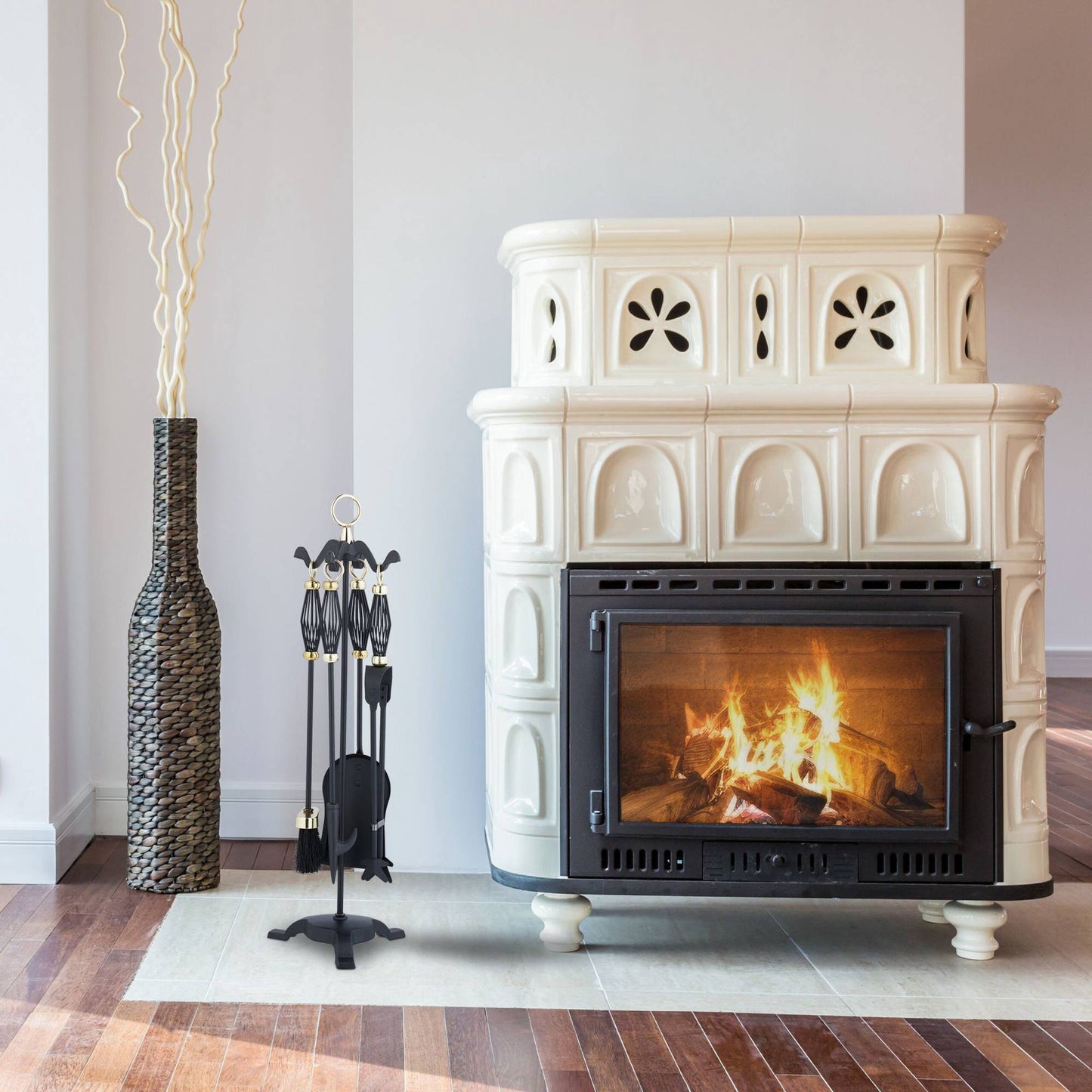 fireplace set in 5 parts