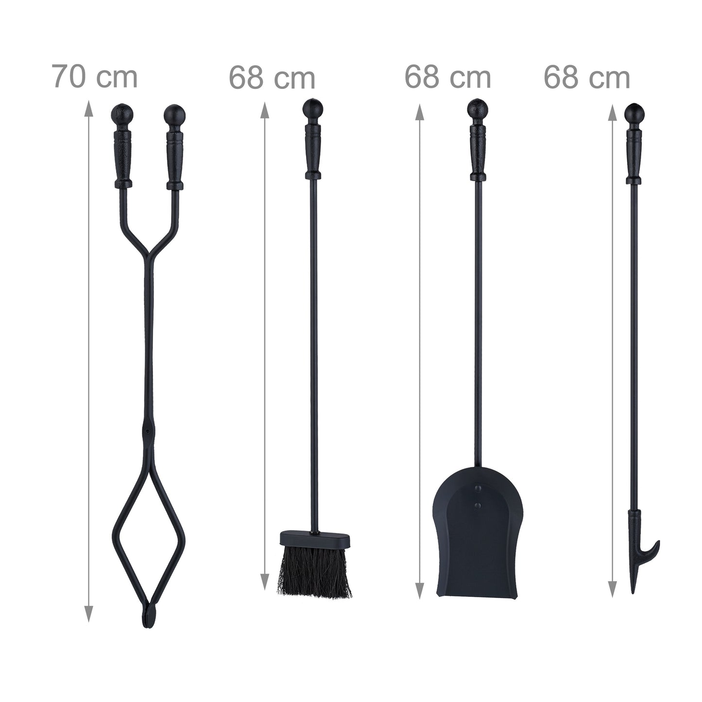 fireplace set in 5 parts