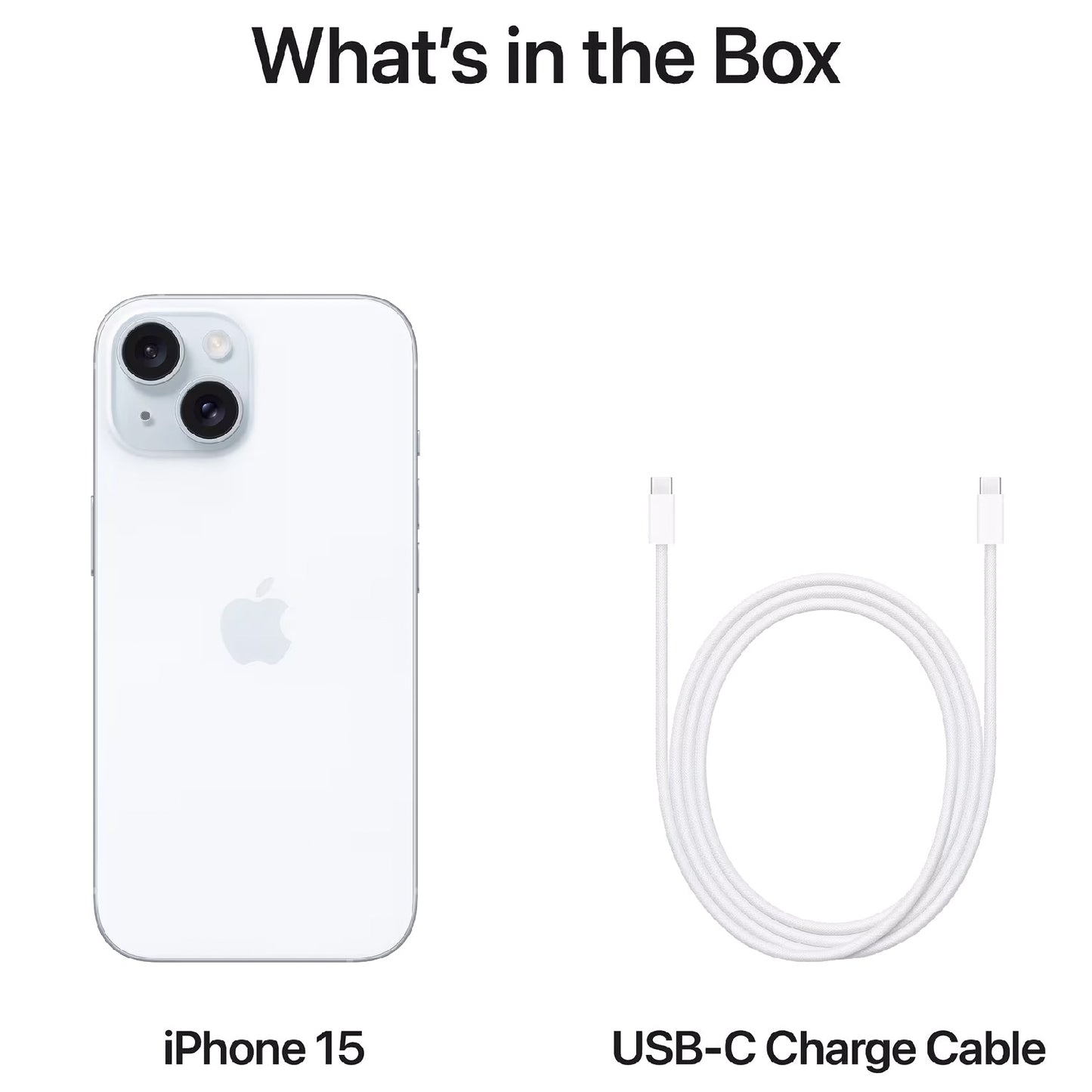 iPhone 15, 128GB, Blue, 48MP Camera, USB-C