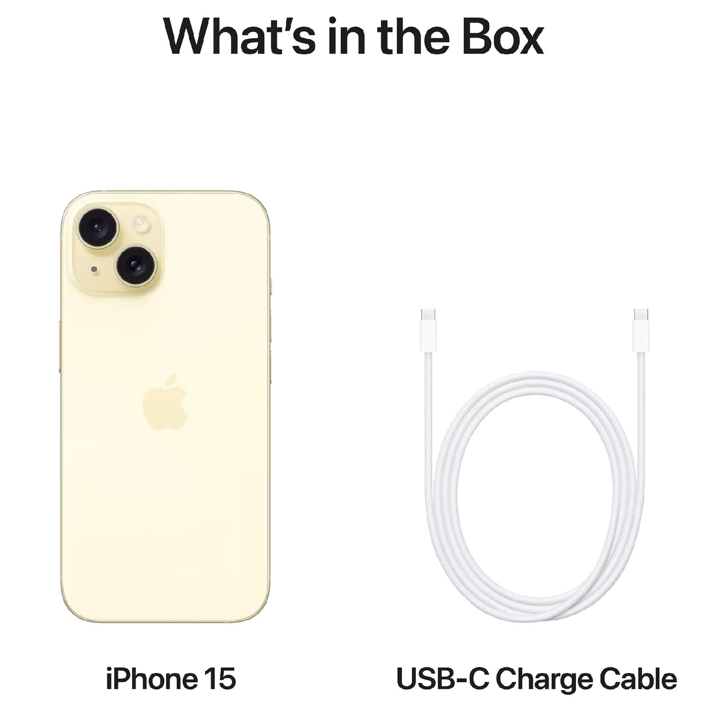 iPhone 15 256GB Yellow – 48MP Camera, USB-C, A16 Chip