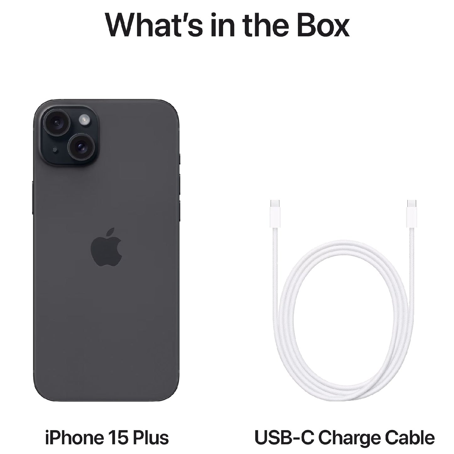 iPhone 15 Plus 256GB Black – 48MP Camera, USB-C