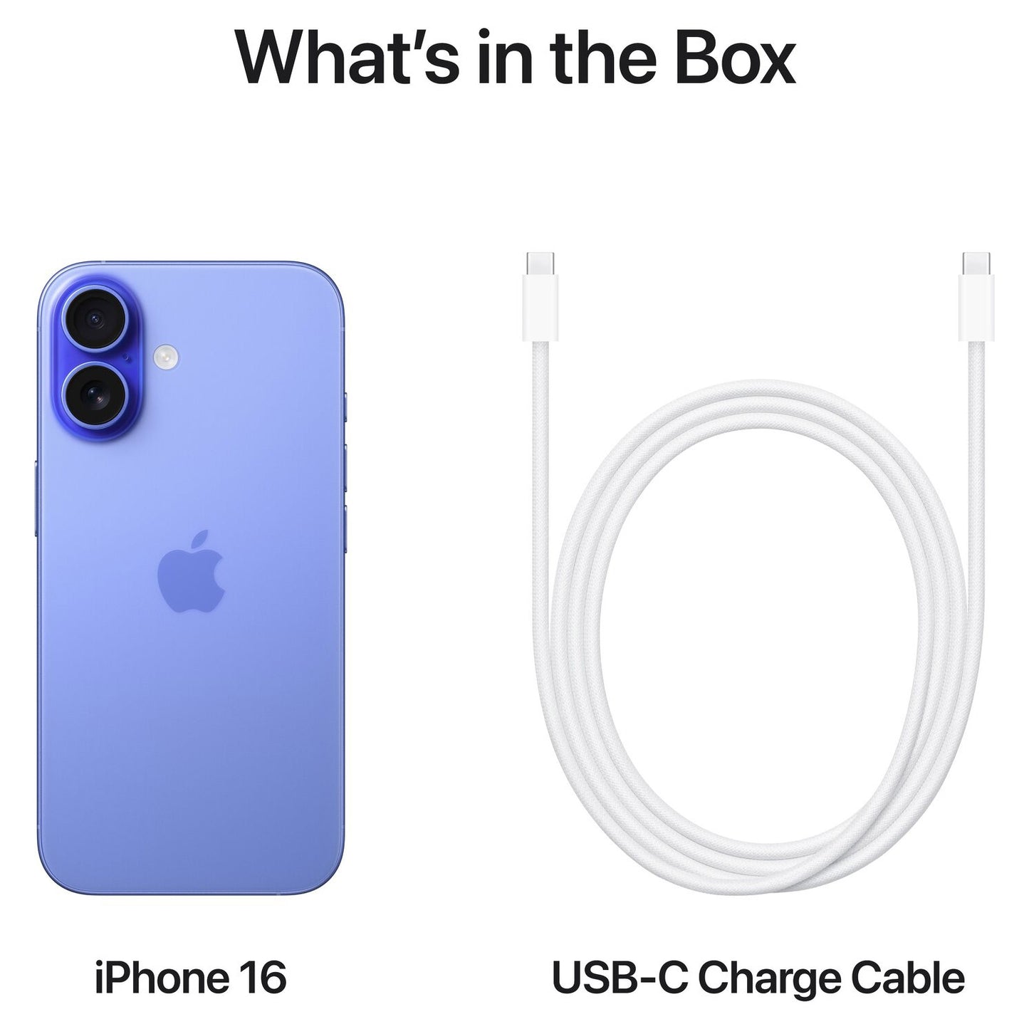 iPhone 16, 128GB, Ultramarine, 6.1"" OLED Display