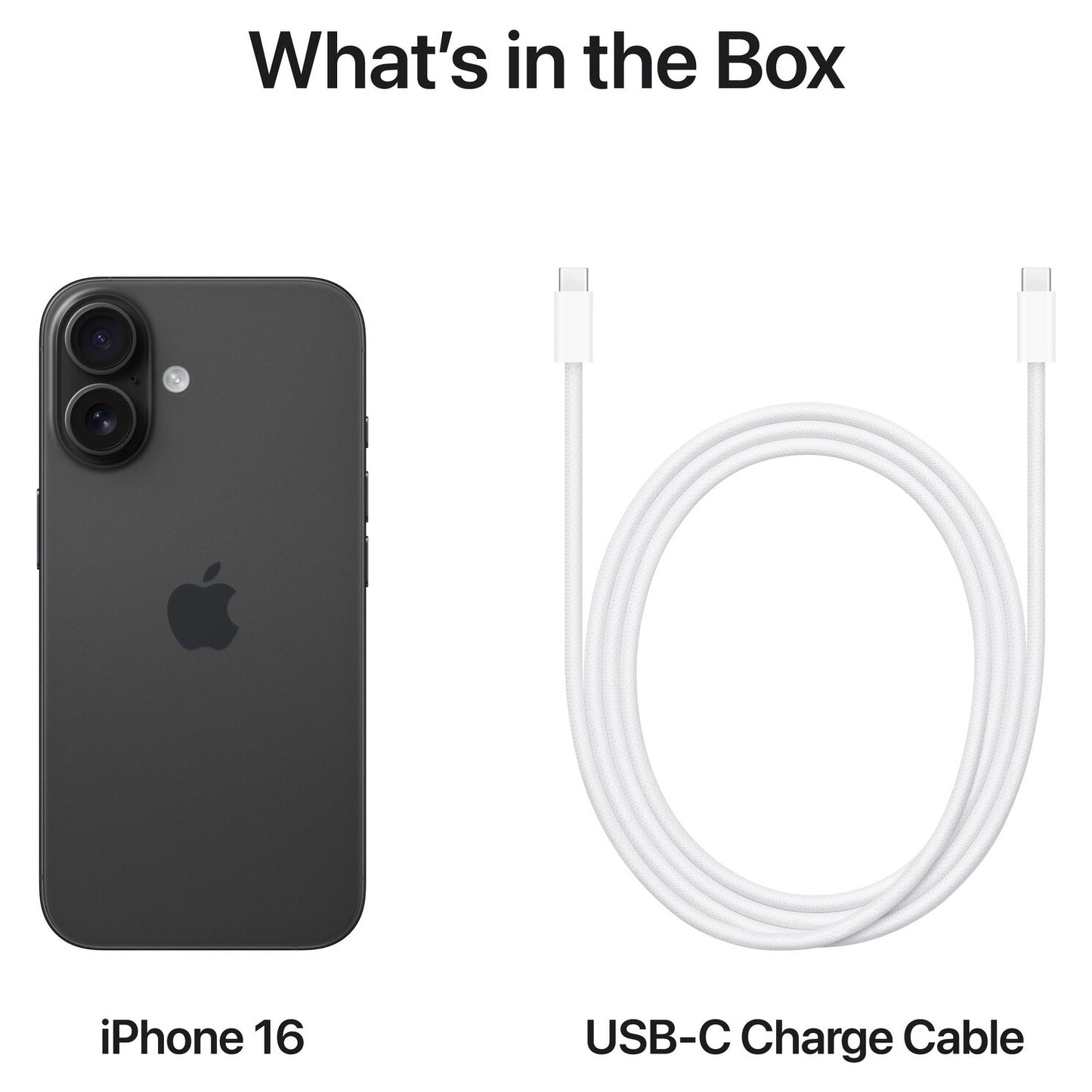 iPhone 16, 256GB, Black – 6.1"" Super Retina Display
