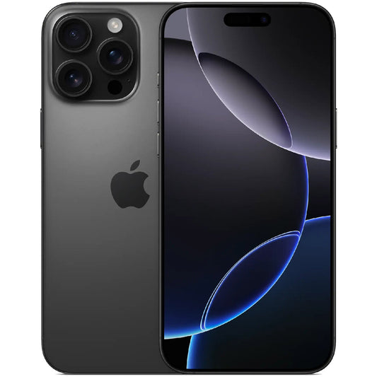 iPhone 16 Pro Max, 512GB, Black Titanium, 6.9"" Display
