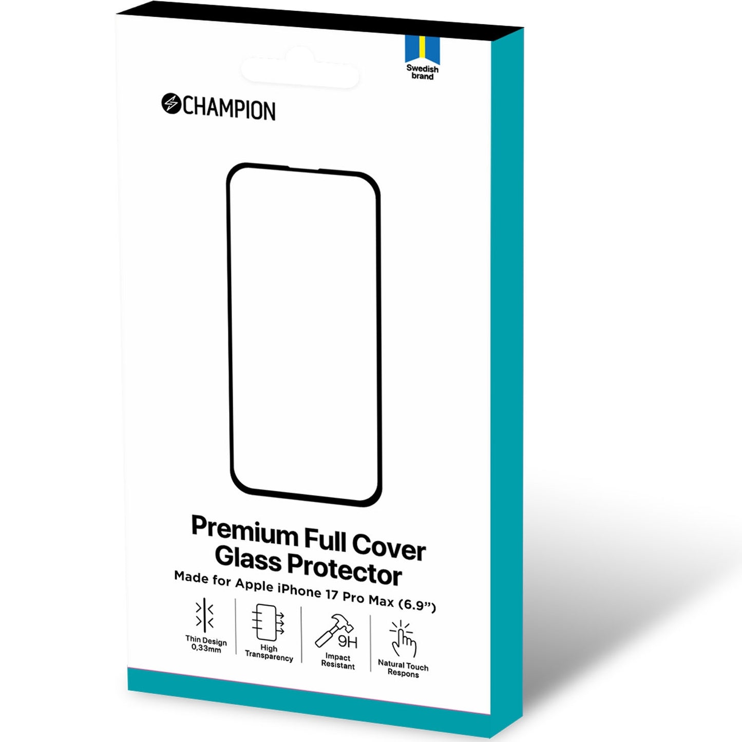 iPhone 17 Pro Max Tempered Glass Screen Protector