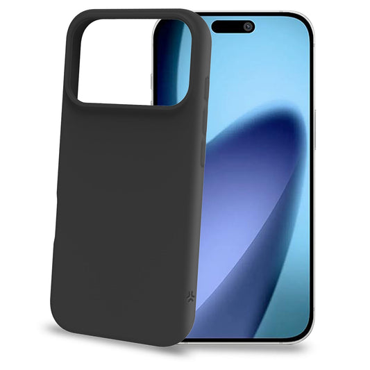 iPhone 17 Pro Soft Rubber Case, Black, Scratch-Resistant