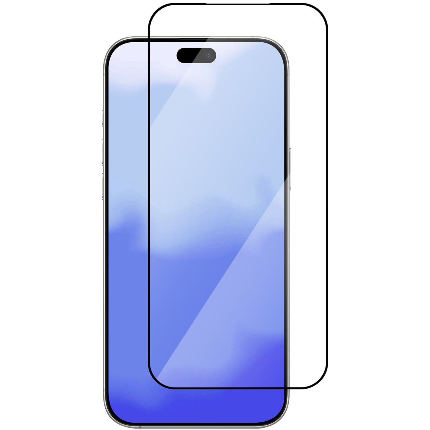 iPhone 17 Pro Tempered Glass Screen Protector, Black