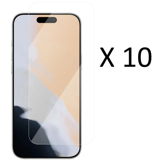 iPhone 17 Screen Protector, Tempered Glass, 10-Pack