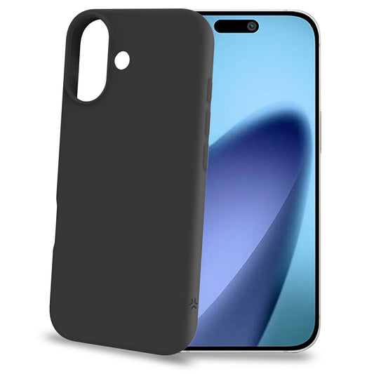 iPhone 17 Soft Rubber Case, Black, Scratch-Resistant