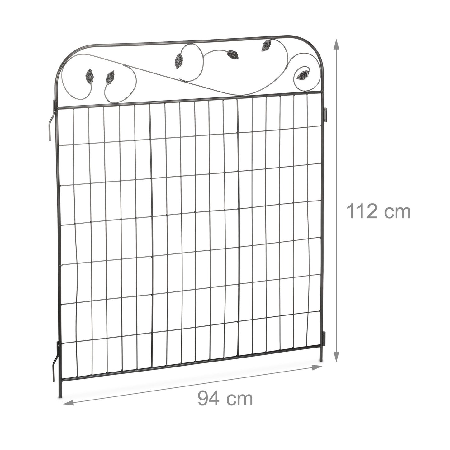 iron garden fence in 4 parts
