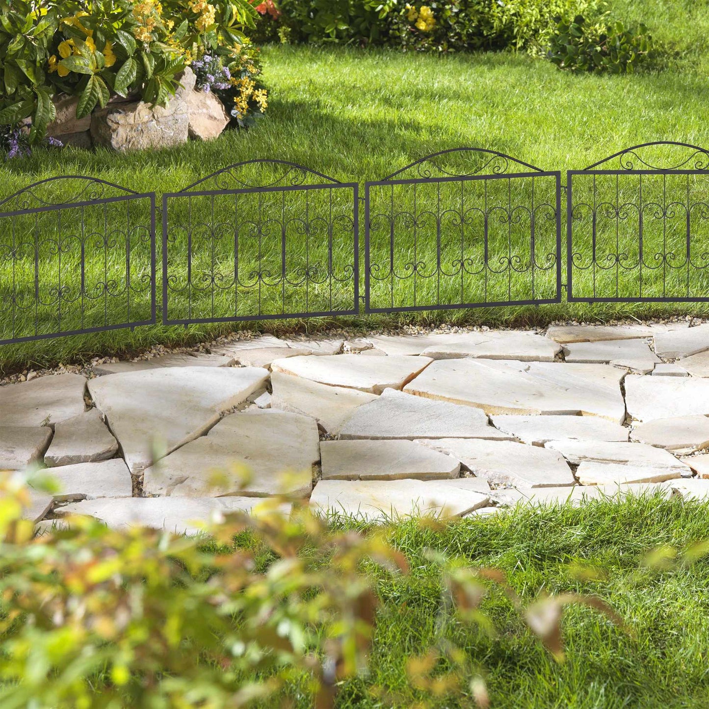 metal bed rail, 4 parts