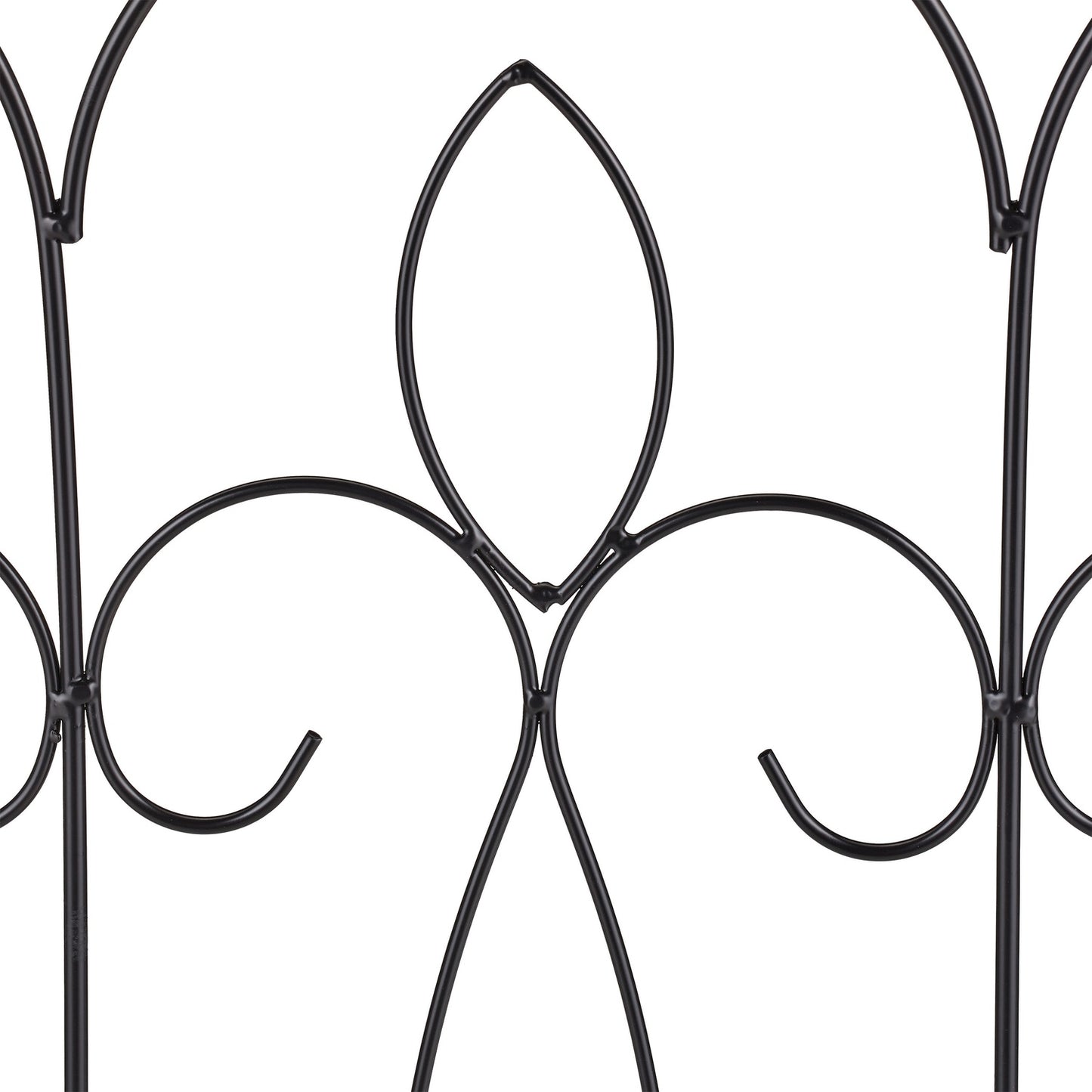 metal flower bed fence in 6 parts