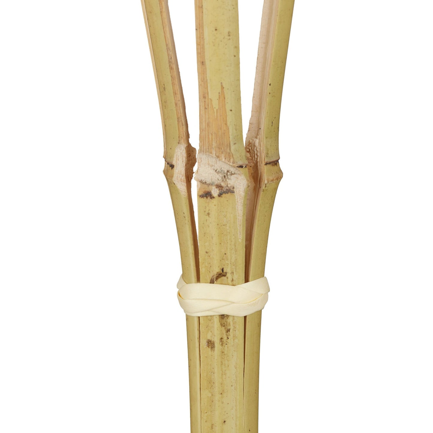 set of 10 garden torches bamboo 80 cm