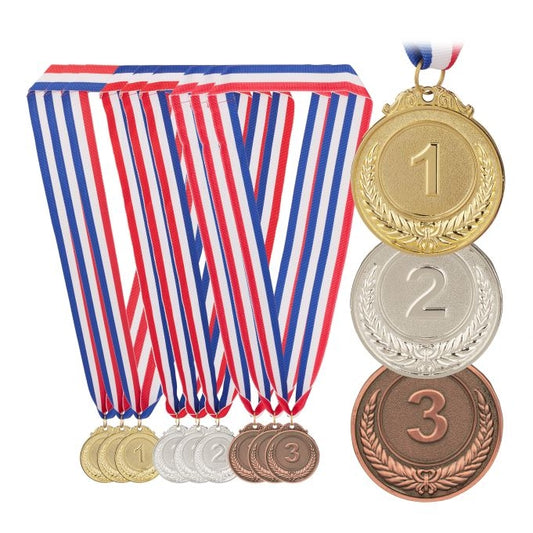 set of 12 medals for children