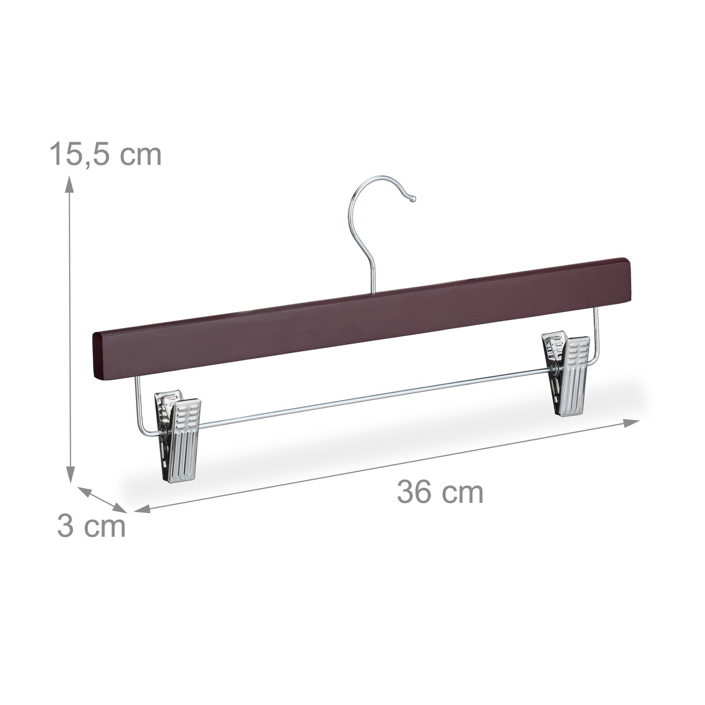set of 12 wooden hangers
