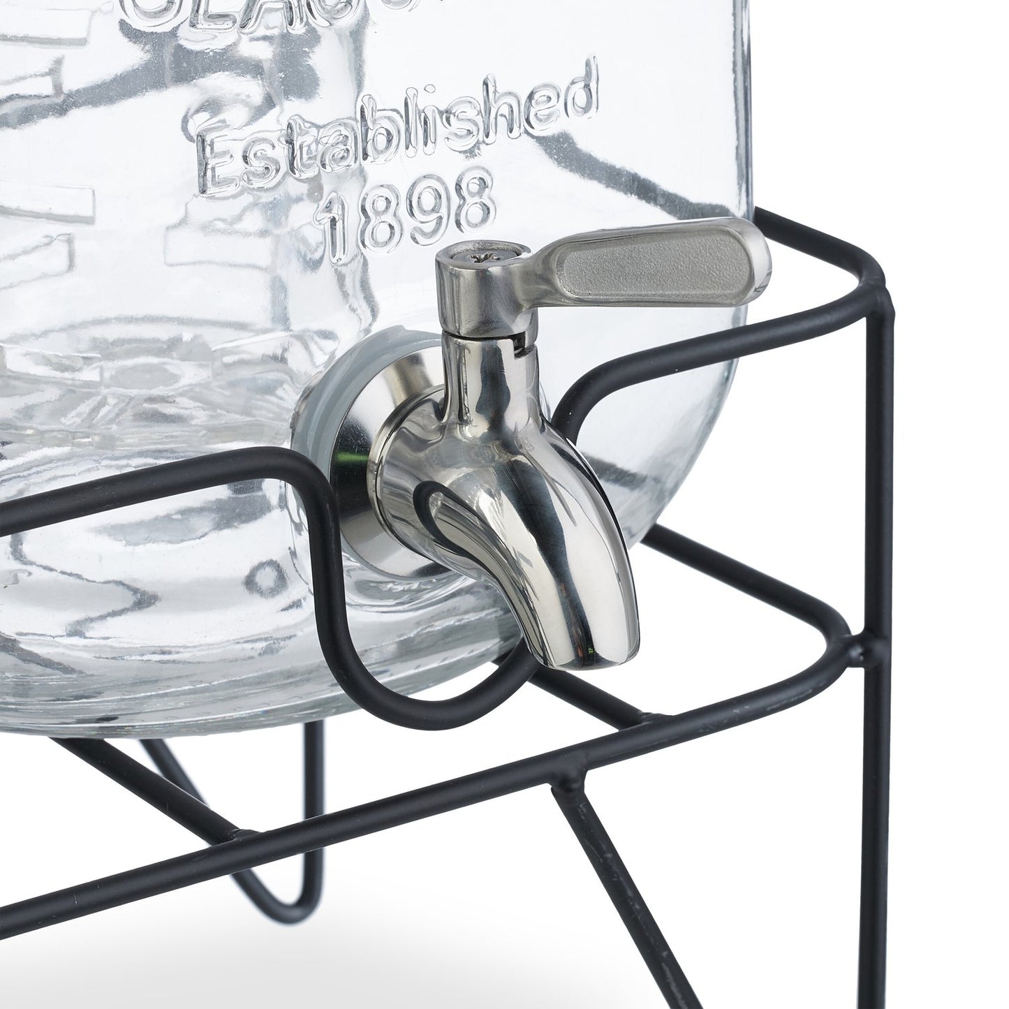 set of 2 drink containers 4L with stand