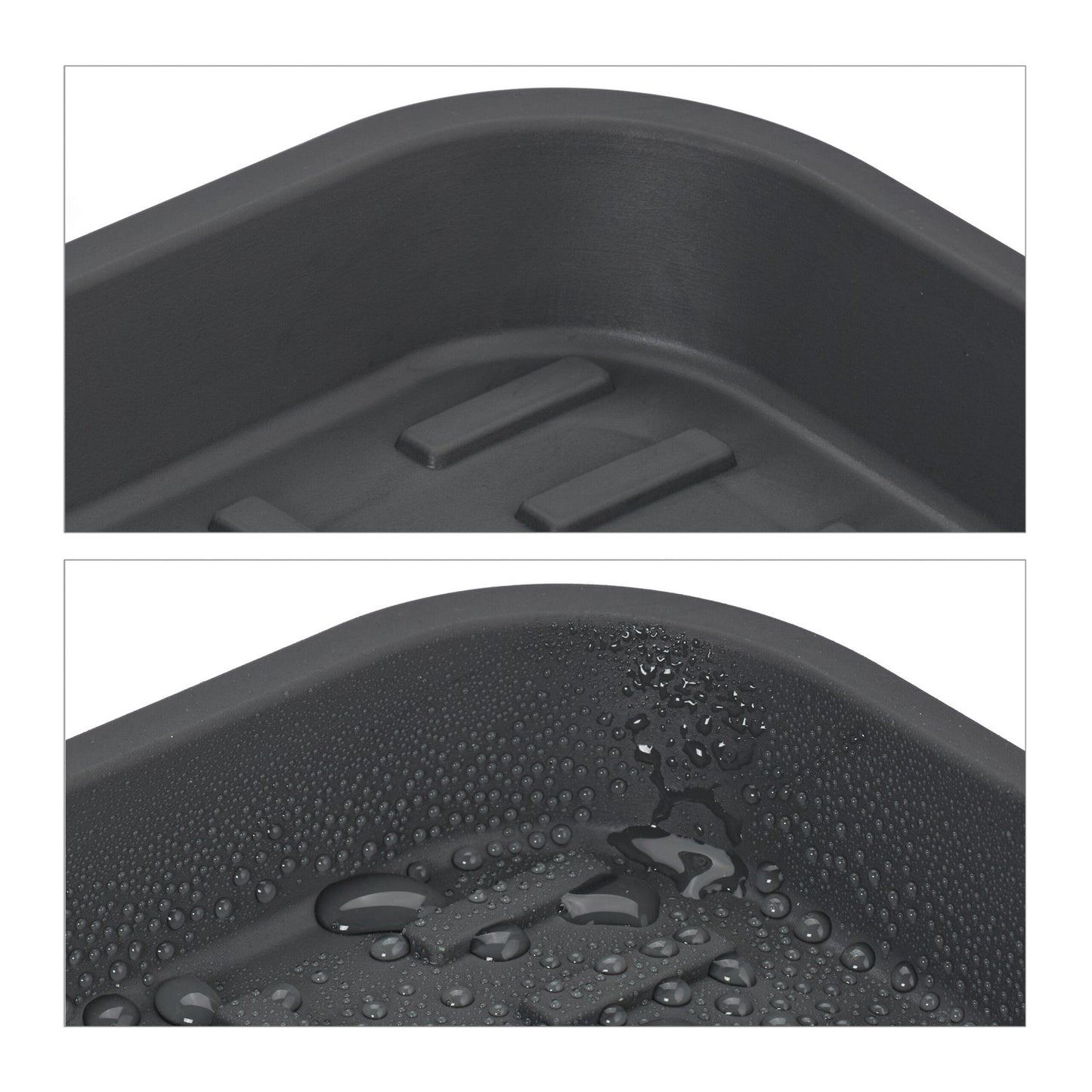 set of 2 drip trays for 3 pairs of shoes