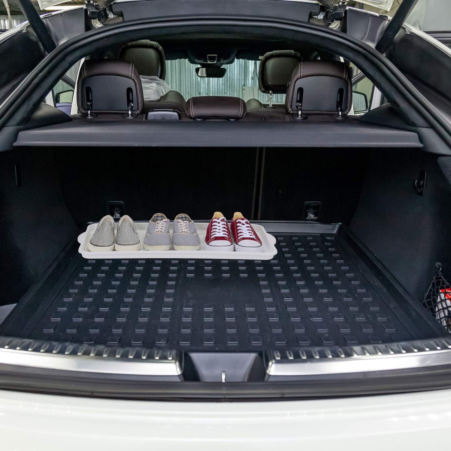 set of 2 drip trays for 3 pairs of shoes