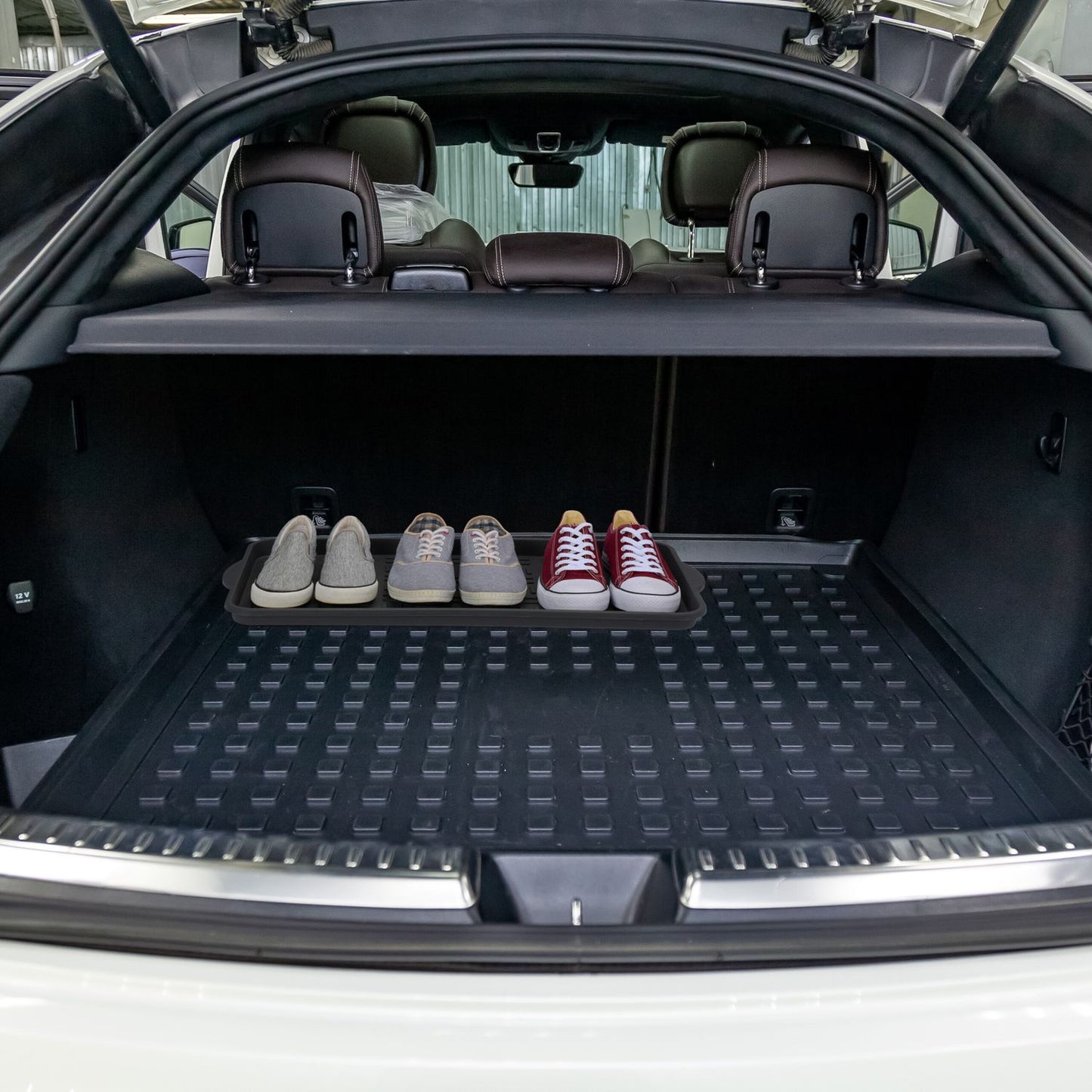 set of 2 drip trays for 3 pairs of shoes