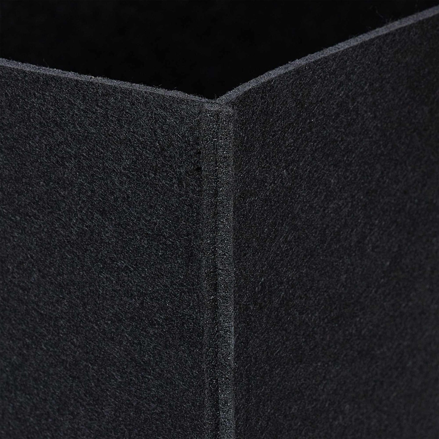 set of 2 firewood sacks made of felt Black