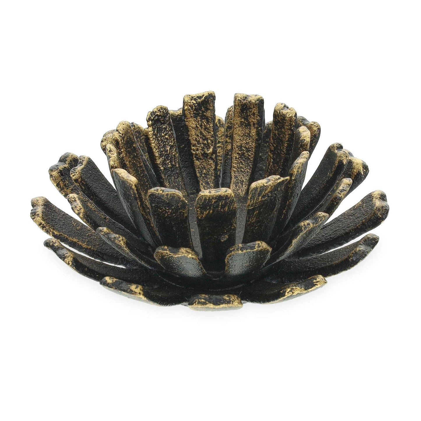 set of 2 flower-shaped tealight holders