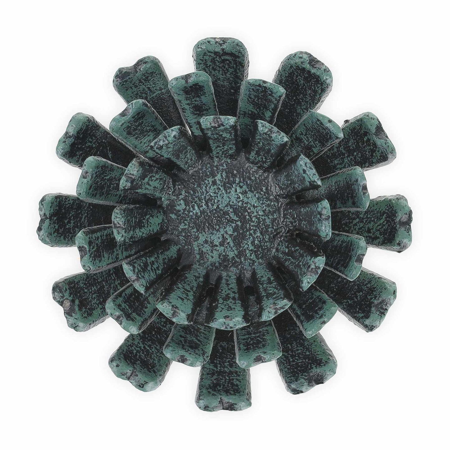 set of 2 flower-shaped tealight holders