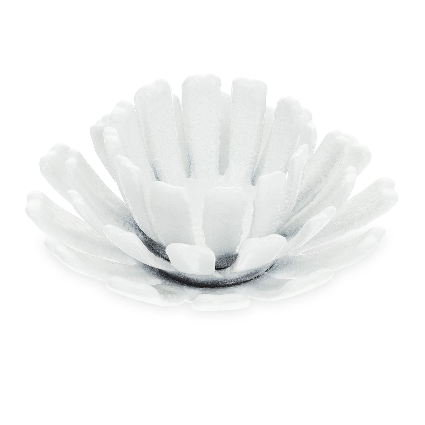 set of 2 flower-shaped tealight holders