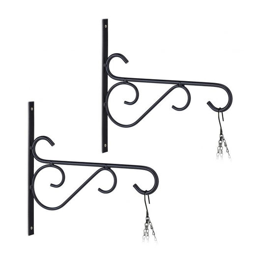 set of 2 hanging basket holders
