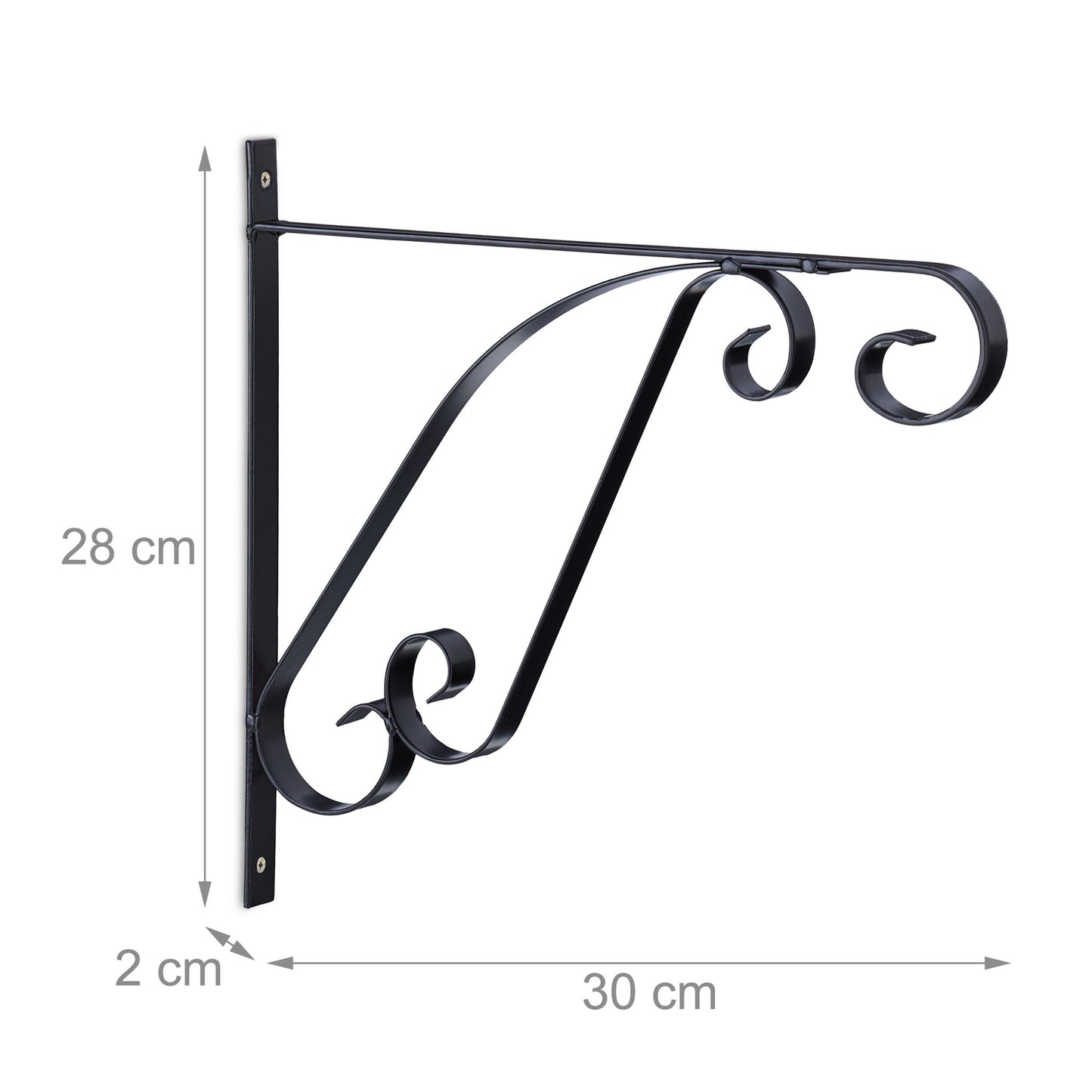set of 2 hanging basket holders