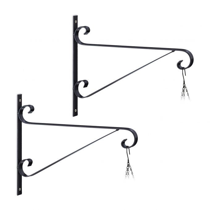 set of 2 hanging basket holders