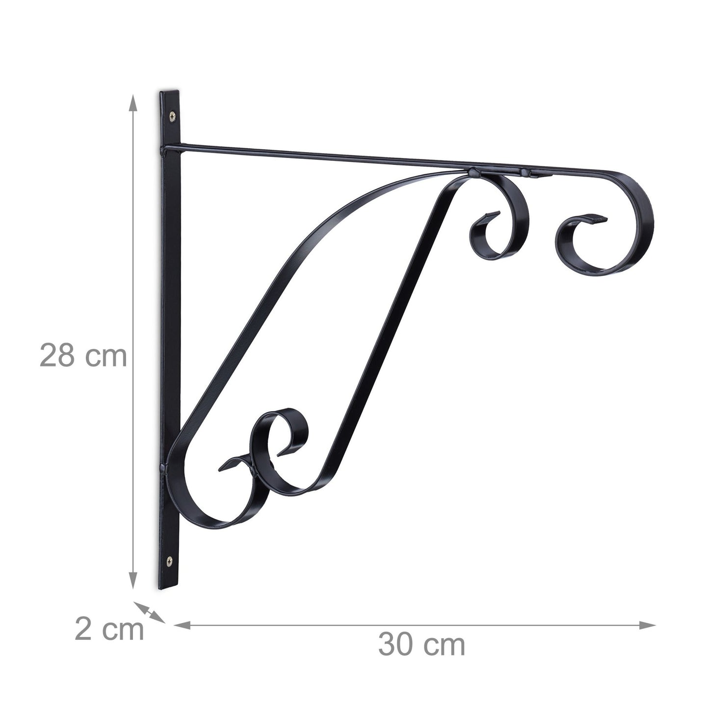 set of 2 hanging basket holders