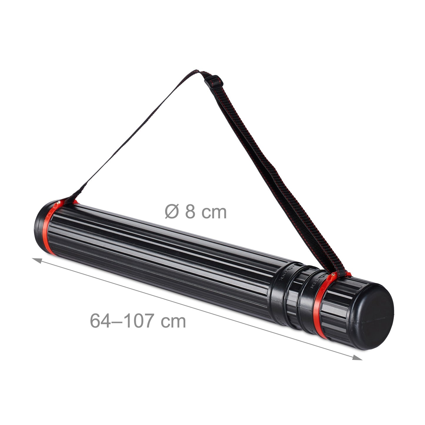 set of 2 retractable poster rolls