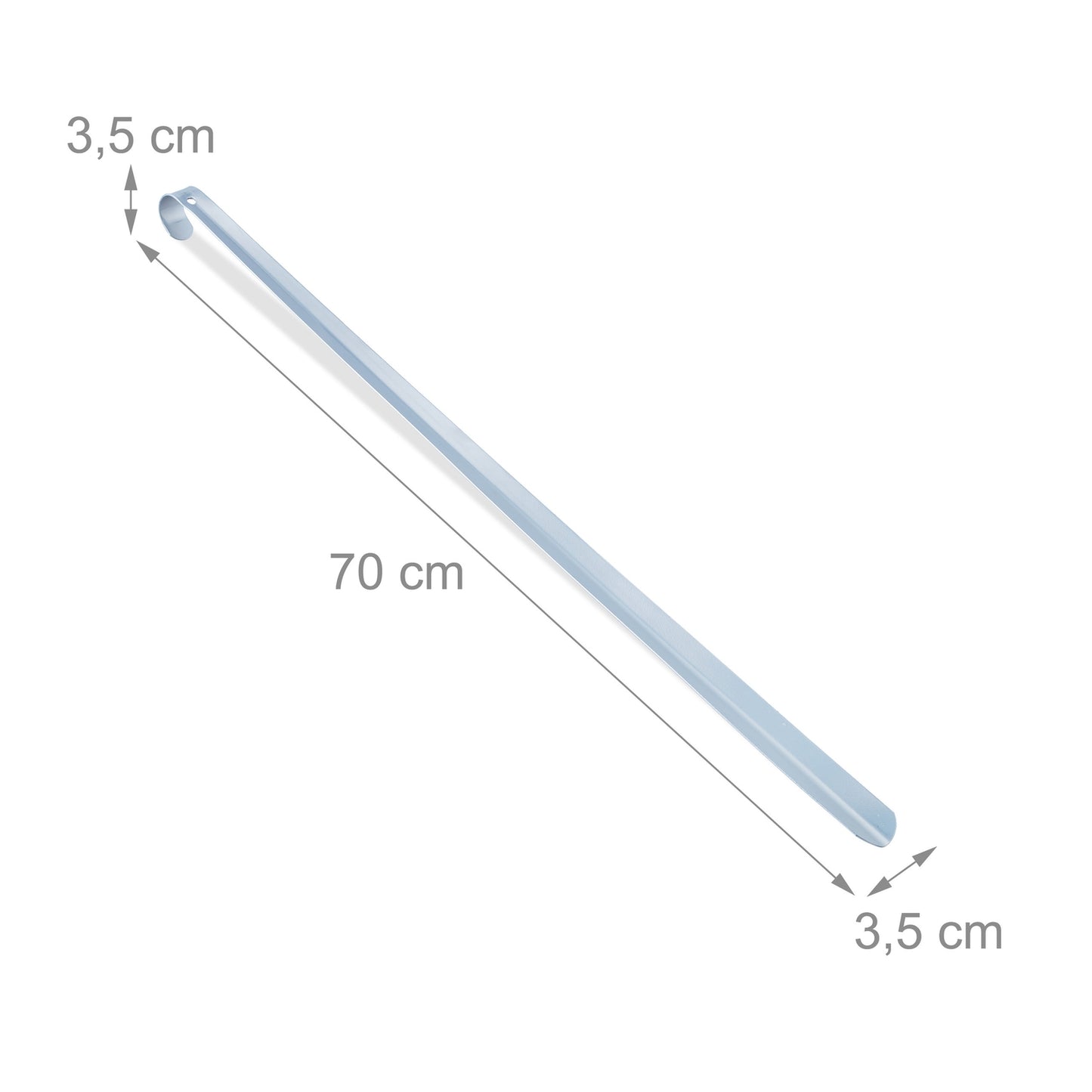 set of 2 shoe horns 70 cm long